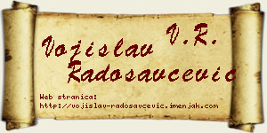 Vojislav Radosavčević vizit kartica